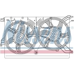 Engine Cooling Fan NISSENS 85578 OE Ref 71740487