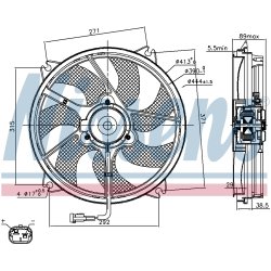 Engine Cooling Fan NISSENS 85606 OE Ref 1250.G2 NISSENS