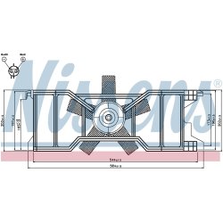 Engine Cooling Fan NISSENS 85630 OE Ref 1337582 NISSENS