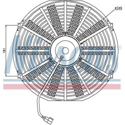 Engine Cooling Fan - Nissens NISSENS 85983