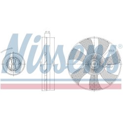 Radiator Fan Clutch NISSENS 86220 OE Ref 03L121301A NISSENS