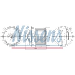 Heater Blower Motor NISSENS 87260 OE Ref 6441V1 NISSENS