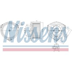 Heater Blower Motor NISSENS 87454 OE Ref 96539656