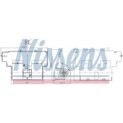 Heater Blower Motor NISSENS 87642 OE Ref 504268419