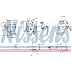 AC Compressor NISSENS 890053