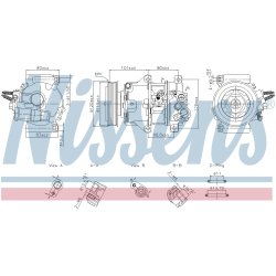 Compressor NISSENS 890898 OE Ref 97701C2000