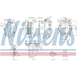 Compressor NISSENS 891094 OE Ref 9823097580