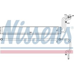 Steering System Oil Cooler NISSENS 90633 OE Ref 7L6422885E NISSENS