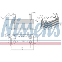 Automatic Transmission Oil Cooler NISSENS 90661 OE Ref 1446535 NISSENS