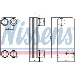 Automatic Transmission Oil Cooler NISSENS 90769