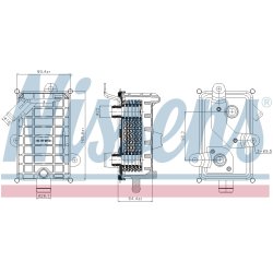 Engine Oil Cooler NISSENS 90895 OE Ref 11442245343 NISSENS