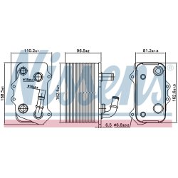 Oil Cooler Manual Transmission NISSENS 90934 OE Ref 7222700495 NISSENS