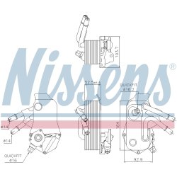 Automatic Transmission Oil Cooler NISSENS 91224 OE Ref 17217536929 NISSENS