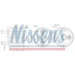 Automatic Transmission Oil Cooler NISSENS 91267 OE Ref 09A317019