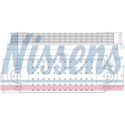 Engine Oil Cooler NISSENS 91308 OE Ref 7421160743