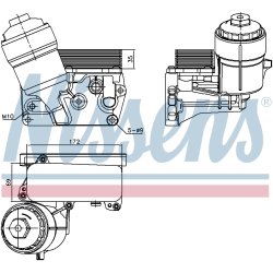 Engine Oil Cooler NISSENS 91310 OE Ref 070115389D
