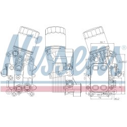 Engine Oil Cooler NISSENS 91311 OE Ref 04B115389B