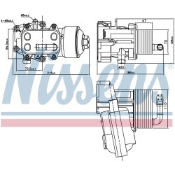 Engine Oil Cooler NISSENS 91315 OE Ref 03L115389J