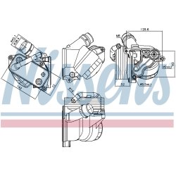 Engine Oil Cooler NISSENS 91322 OE Ref 11427525333