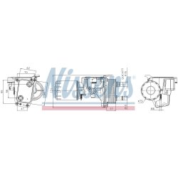 Engine Oil Cooler NISSENS 91337 OE Ref 1871920