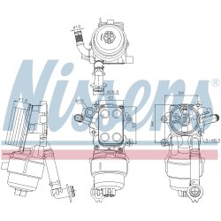 Engine Oil Cooler NISSENS 91340 OE Ref 1103S4