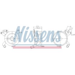 Engine Oil Cooler NISSENS 91379 OE Ref 1571031030