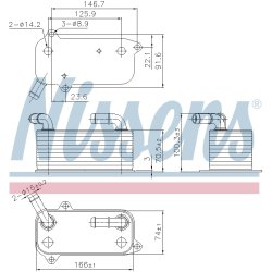 Automatic Transmission Oil Cooler NISSENS 91389 OE Ref 0BT317019B