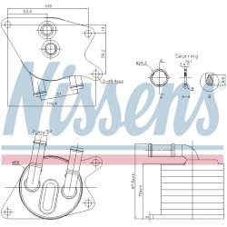 Automatic Transmission Oil Cooler NISSENS 91398 OE Ref 24148699905