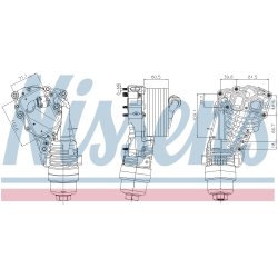 Engine Oil Cooler NISSENS 91399 OE Ref 8649177