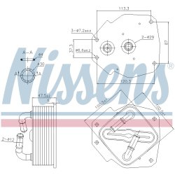 Engine Oil Cooler NISSENS 91418 OE Ref SH0114700