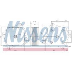 Engine Oil Cooler NISSENS 91421 OE Ref 15500RZ0G01