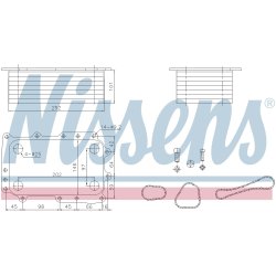 Engine Oil Cooler NISSENS 91431 OE Ref 2184274