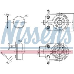 Engine Oil Cooler NISSENS 91447 OE Ref 2641003HA0