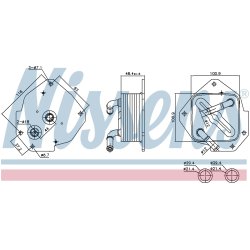 Engine Oil Cooler NISSENS 91456 OE Ref SH0214700