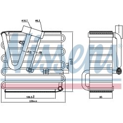 AC Evaporator NISSENS 92022 OE Ref 80210SR3A02