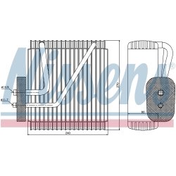 AC Evaporator NISSENS 92161 OE Ref 1528759 NISSENS