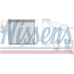 AC Evaporator NISSENS 92297 OE Ref 1383888 NISSENS