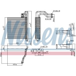 AC Evaporator NISSENS 92333 OE Ref 5129677 NISSENS