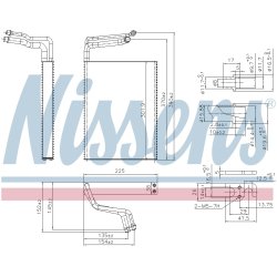 AC Evaporator NISSENS 92361 OE Ref 64116975554 NISSENS