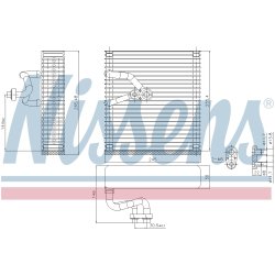 AC Evaporator NISSENS 92384 OE Ref 13339086 NISSENS