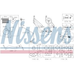 Charger Mounting Kit Assembly Kit NISSENS 9300910