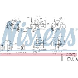 Turbocharger NISSENS 93021 OE Ref 058145703B NISSENS