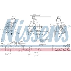 Turbocharger NISSENS 93098 OE Ref 03L253016HX NISSENS
