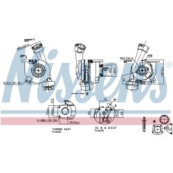 Turbocharger NISSENS 93118 OE Ref 070145701EV NISSENS