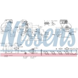 Turbocharger NISSENS 93123 OE Ref 1314540