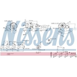 Turbocharger NISSENS 93127 OE Ref 646090028080