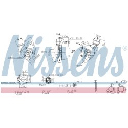 Turbocharger NISSENS 93224 OE Ref 282012A610