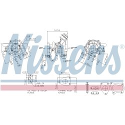 Turbocharger NISSENS 93233 OE Ref 1441100Q1M