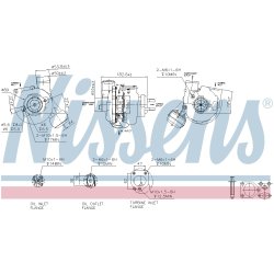 Turbocharger NISSENS 93245 OE Ref 11657781435 NISSENS