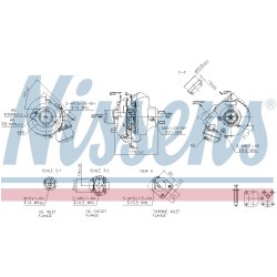 Turbocharger NISSENS 93248 OE Ref 7789081D NISSENS